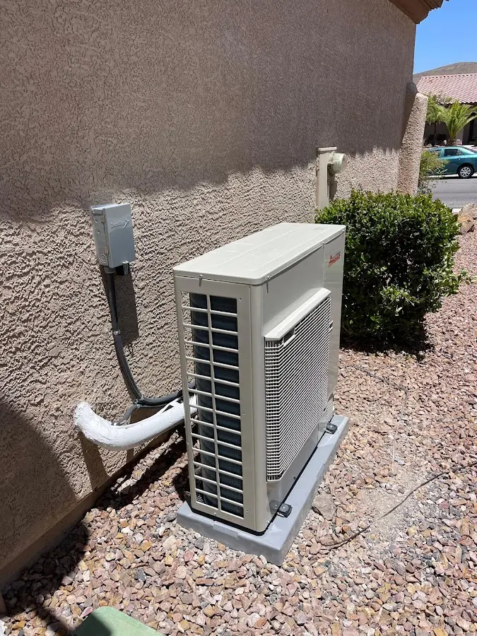 Residential air conditioning condenser unit in Fairview Shores